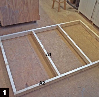 Dobbeltseng med opbevaring: Byg en sokkel Dobbeltseng med opbevaring: Byg en sokkel